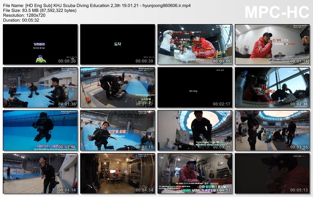 HD Eng Sub] KHJ Scuba Diving Education 2,3th 19.01.21 - hyunjoong860606.ir]